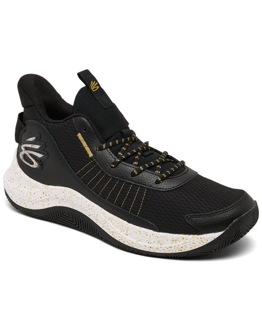 Under Armour Curry 3Z7 Basketball Sneakers from Finish Line Gold