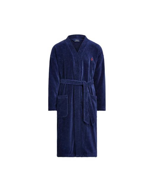 Polo Ralph Lauren Sleepwear Soft Cotton Kimono Velour Robe