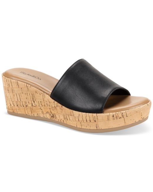 Style & Co Meadoww Slide Wedge Sandals Created for