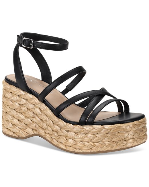 Sun + Stone Finnickk Strappy Wedge Sandals Created for