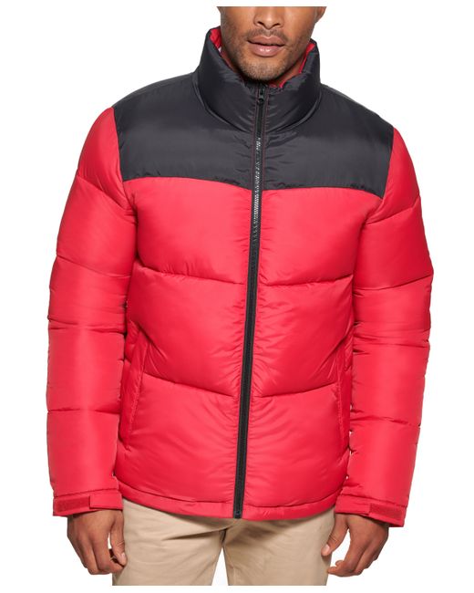 Club Room Colorblocked Quilted Full-Zip Puffer Jacket Created for