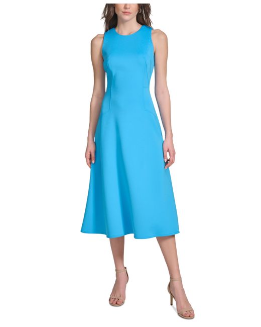 Calvin Klein A-Line Midi Dress