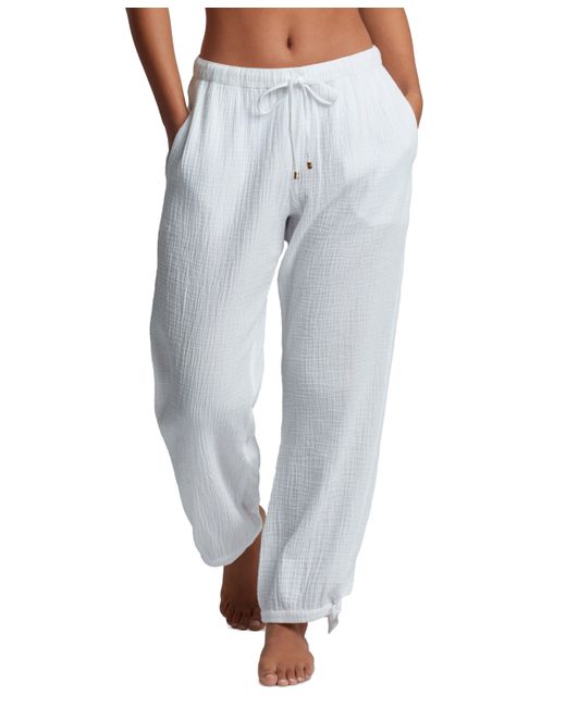 Lauren Ralph Lauren Cotton Pull-On Cover-Up Pants