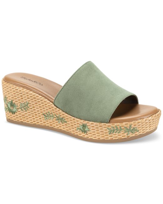 Style & Co Meadoww Slide Wedge Sandals Created for