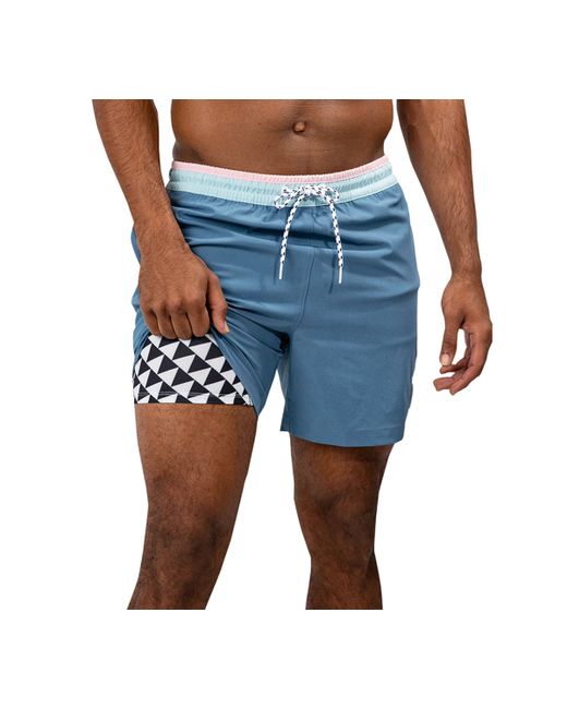 Chubbies The Gravel Roads Quick-Dry 5-1/2 Swim Trunks with Boxer-Brief Liner
