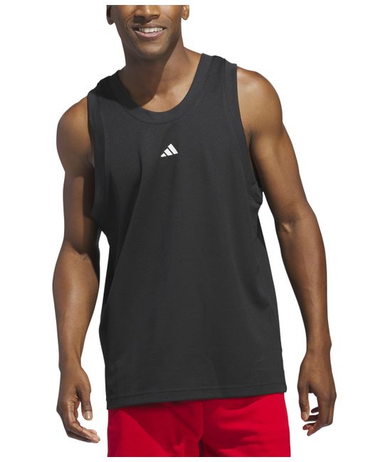 Adidas Legends Sleeveless 3-Stripes Logo Basketball Tank