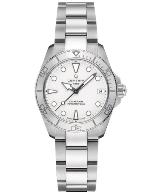 Certina Swiss Automatic Ds Action Stainless Steel Bracelet Watch 35mm