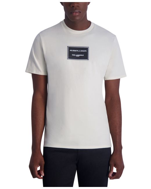 Karl Lagerfeld Latitude Graphic Logo T-Shirt