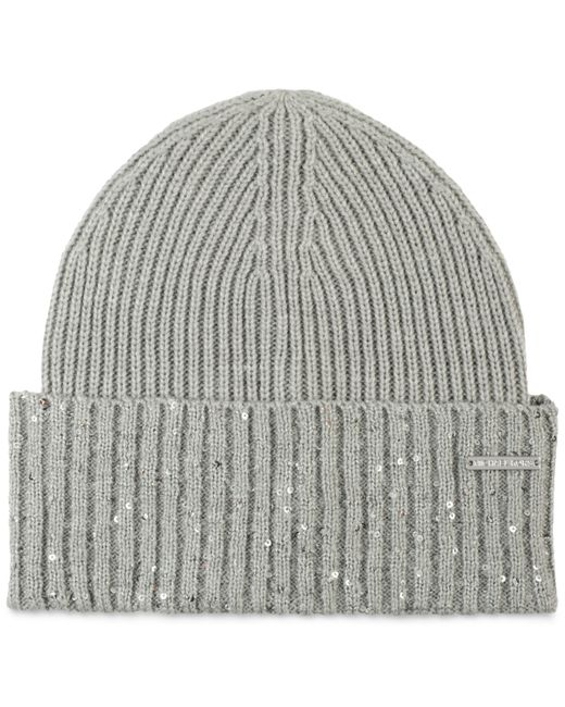 Michael Kors Michael Ribbed Knit Sequin Beanie