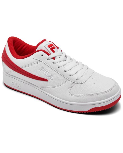Fila A-Low Casual Sneakers from Finish Line Red