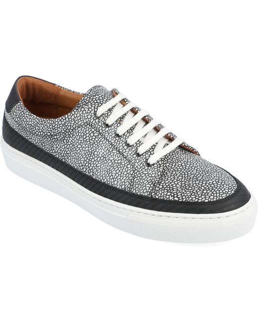 Taft Fifth Ave Handcrafted Custom English Leather Low Top Casual Lace-up Sneaker