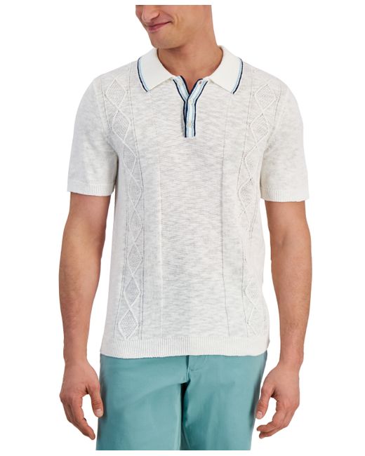 Club Room Luxury Sweater Short-Sleeve Polo Shirt Created for