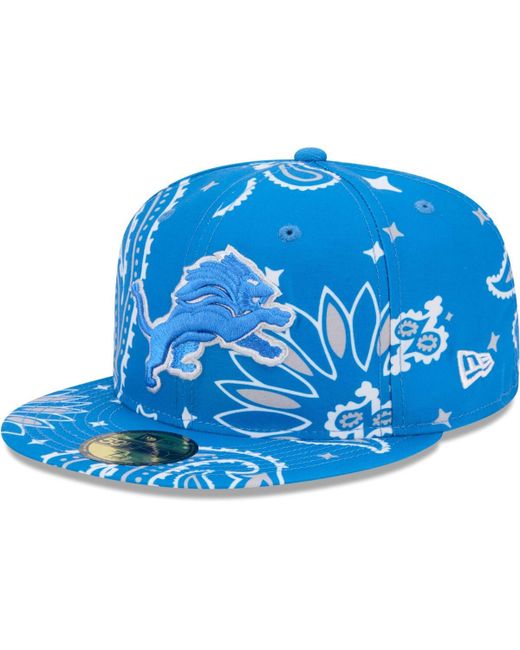 New Era Detroit Lions Paisley 59Fifty Fitted Hat