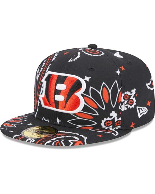 New Era Cincinnati Bengals Paisley 59Fifty Fitted Hat