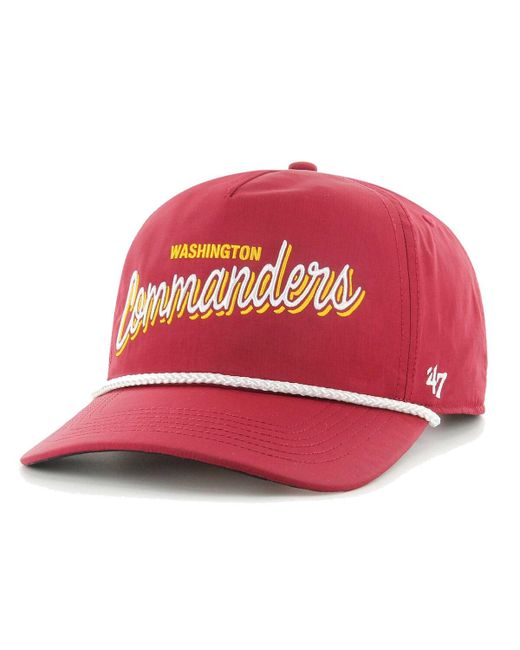 '47 Brand 47 Brand Washington Commanders Fairway Hitch brrr Adjustable Hat