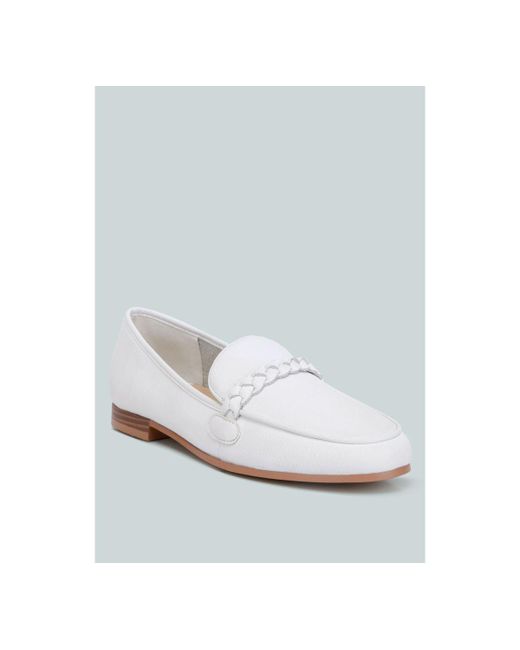 Rag & Co Kita Braided Strap Detail Loafers