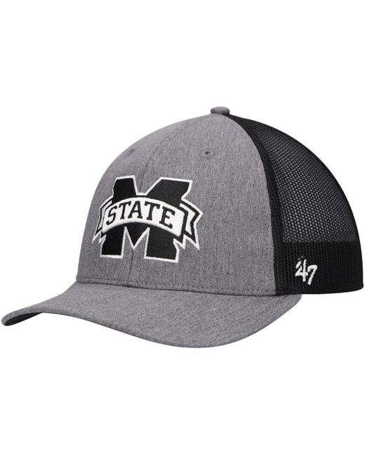 '47 Brand 47 Brand Mississippi State Bulldogs Carbon Trucker Adjustable Hat