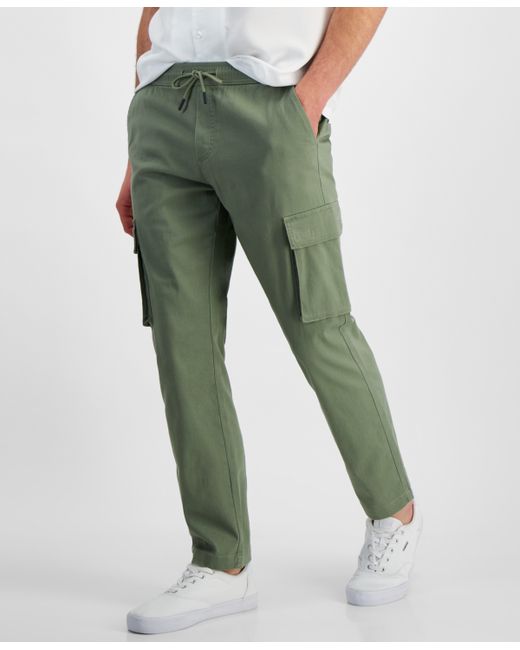 And Now This Regular-Fit Twill Drawstring Cargo Pants Created for