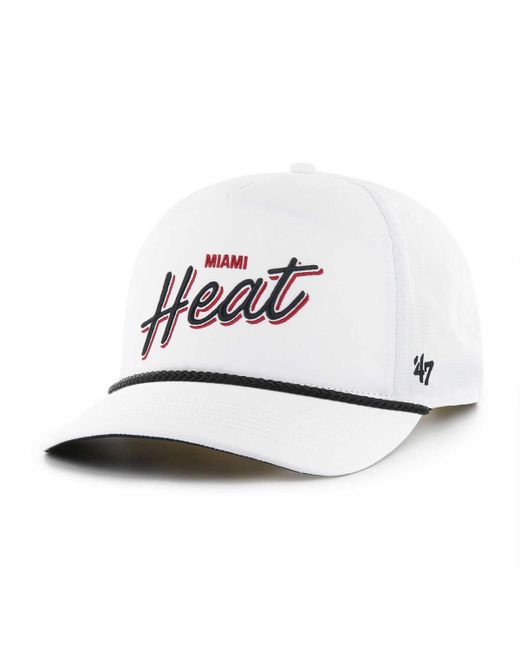 '47 Brand 47 Brand Miami Heat Fairway Hitch brrr Adjustable Hat