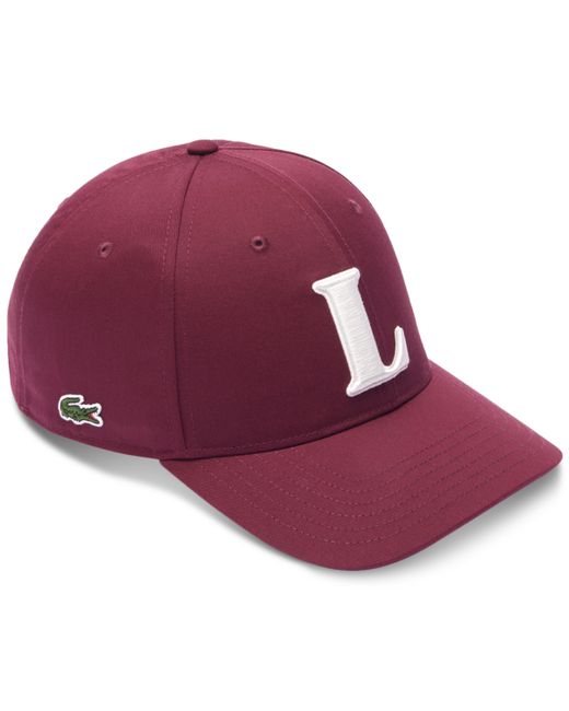 Lacoste Contrast Logo Twill Baseball Cap
