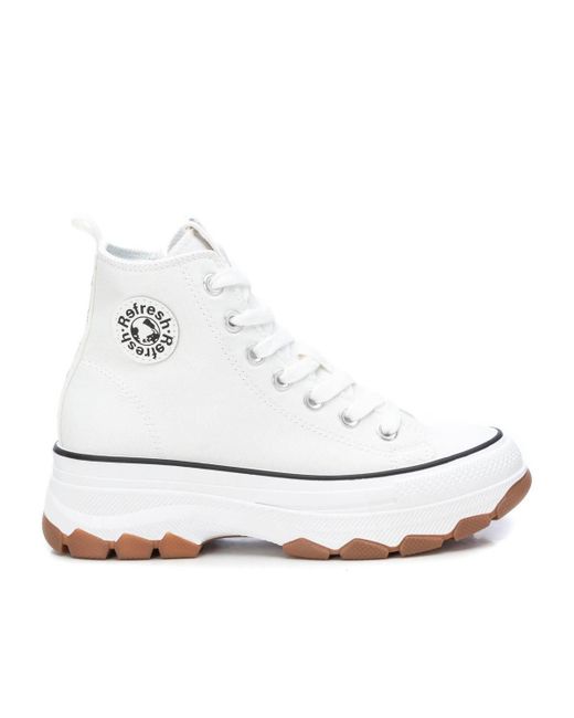 Xti Canvas High-Top Sneakers By