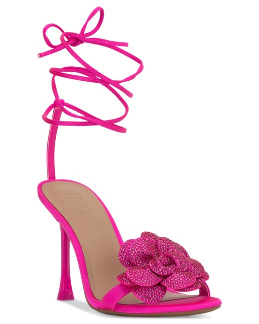 I.N.C. International Concepts Nascha Lace-Up Flower Sandals Created for