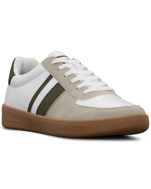 Ben Sherman Hyde Low Casual Sneakers from Finish Line Olive
