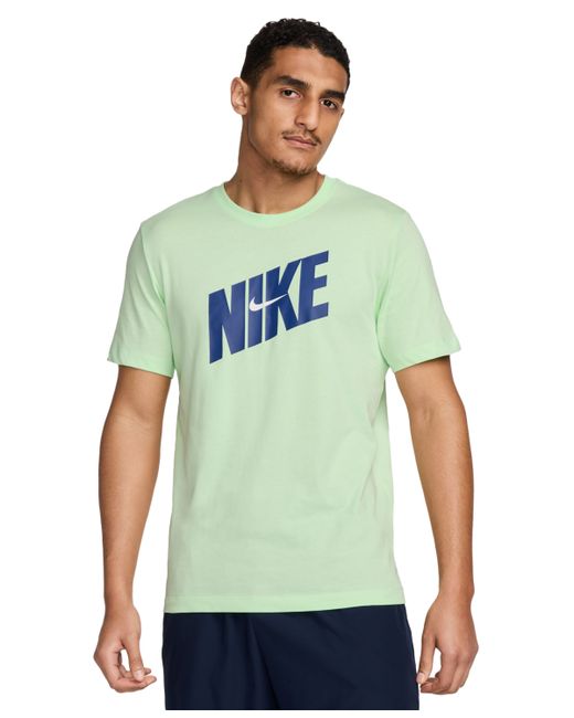 Nike Relaxed Fit Dri-fit Short Sleeve Crewneck Fitness T-Shirt
