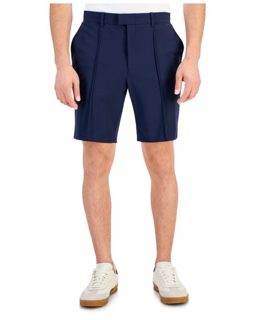 Alfani Alfatech Regular-Fit Pintucked 10 Suit Shorts Created for