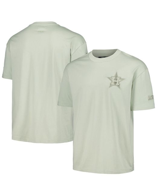 Pro Standard Houston Astros Neutral Cj Dropped Shoulders T-Shirt