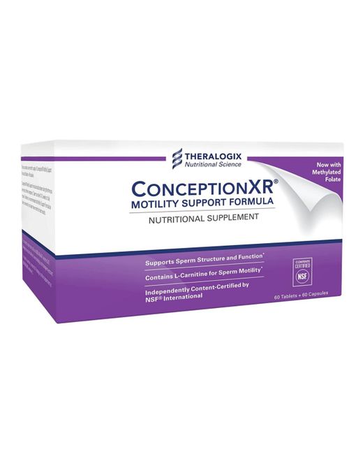 Theralogix ConceptionXR Motility Support Male Fertility Supplements 30 Days
