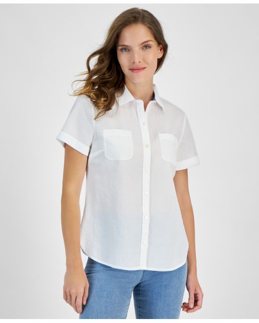 Nautica Jeans Short-Sleeve Button-Front Shirt