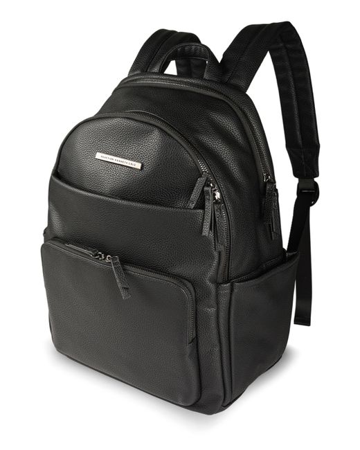 Kenneth Cole REACTION Double Compartment Faux Leather 15 Laptop Fashion Backpack