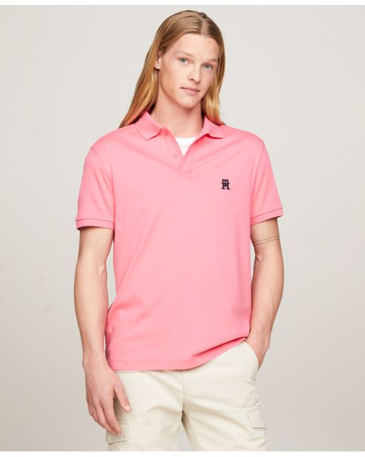 Tommy Hilfiger Short Sleeve Interlock Monogram Polo Shirt