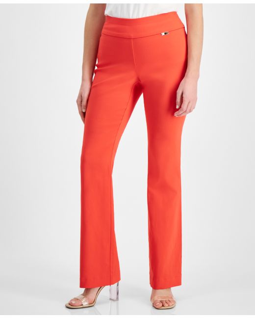 I.N.C. International Concepts Petite Mid-Rise Bootcut Pants Created for