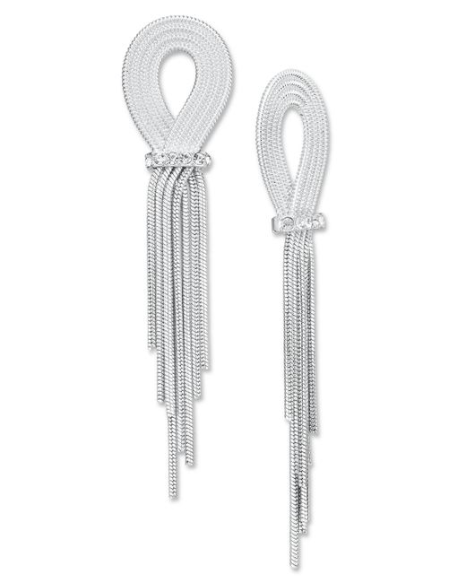 I.N.C. International Concepts Pave Looped Chain Statement Earrings Created for