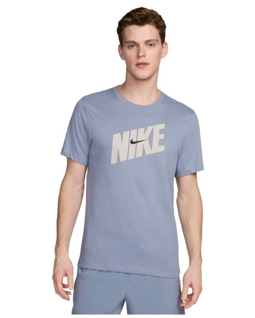 Nike Relaxed Fit Dri-fit Short Sleeve Crewneck Fitness T-Shirt