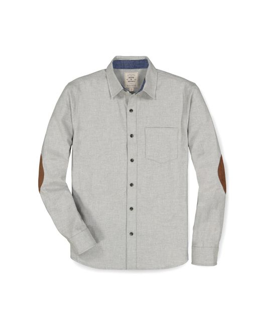 Hope & Henry Organic Brushed Flannel Button Down Shirt
