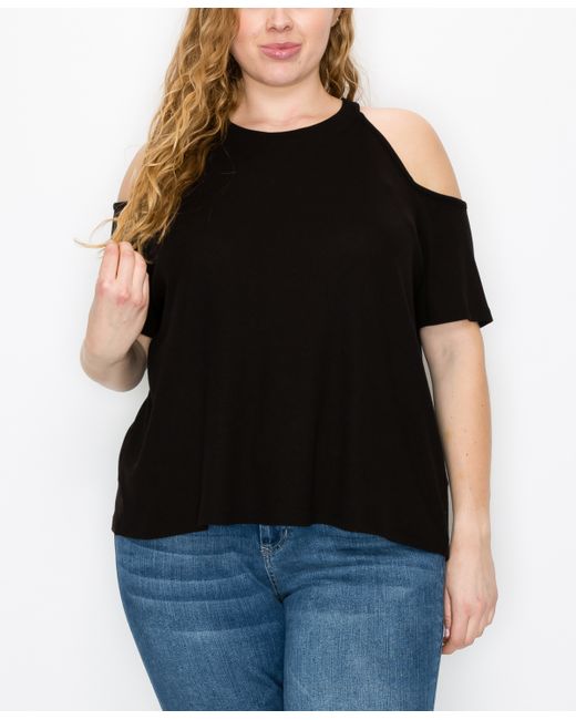 Coin 1804 Plus Thermal Cold Shoulder Tee