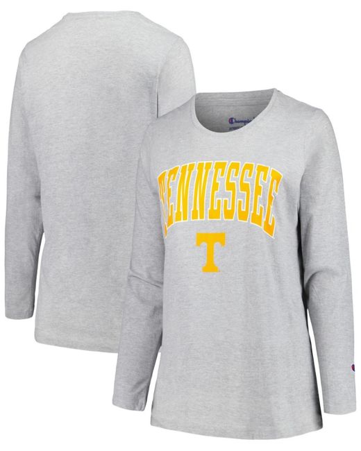 Profile Tennessee Volunteers Plus Arch Over Logo Scoop Neck Long Sleeve T-Shirt