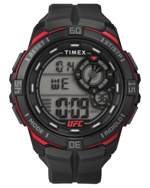 Timex Ufc Rush Digital Polyurethane Strap 52mm Round Watch