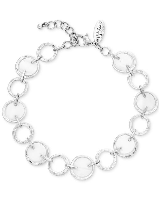 Style & Co Circle Rivershell Ankle Bracelet Created for