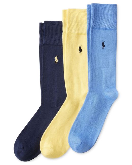 Polo Ralph Lauren 3 Pack Super-Soft Dress Socks