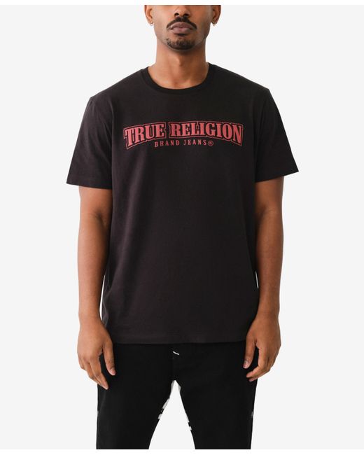 True Religion Short Sleeve Relaxed Painted Horseshoe Tee