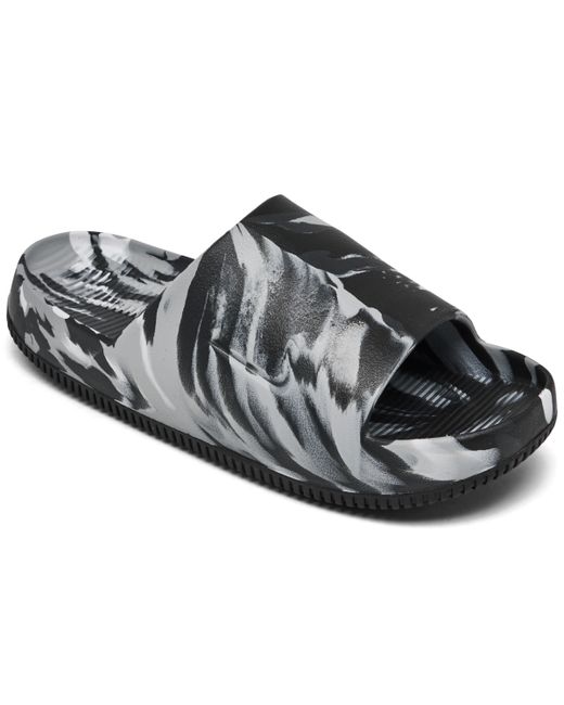 Nike Calm Marbled Slide Sandals from Finish Line