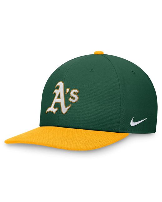 Nike Gold Oakland Athletics Evergreen Two-Tone Snapback Hat