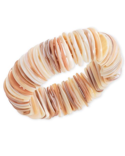 Style & Co Rivershell Statement Stretch Bracelet Created for