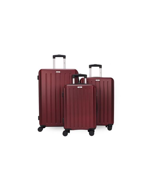 Mirage Luggage Noble Abs Hard shell Lightweight 360 Dual Spinning Wheels Combo Lock 3 Piece Luggage Set