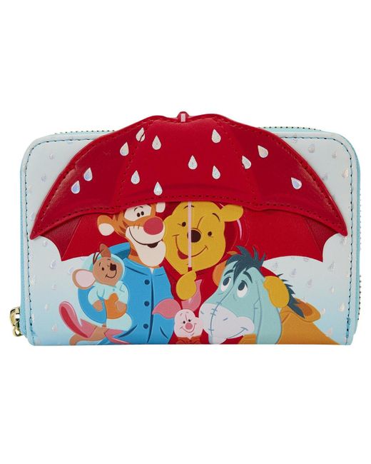 Loungefly Winnie the Pooh Friends Rainy Day Zip-Around Wallet