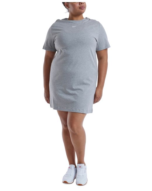 Reebok Plus Cotton Short-Sleeve T-Shirt Dress